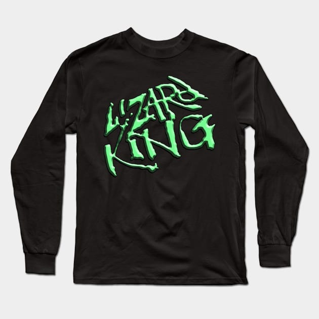 lizard king Long Sleeve T-Shirt by OMARMAH